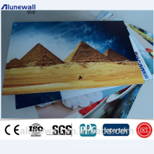 Alunewall 2000mm largura A2 e B1 Grade certificada à prova de fogo ACP painéis de parede 2-6mm espessura cor de alumínio composto painel